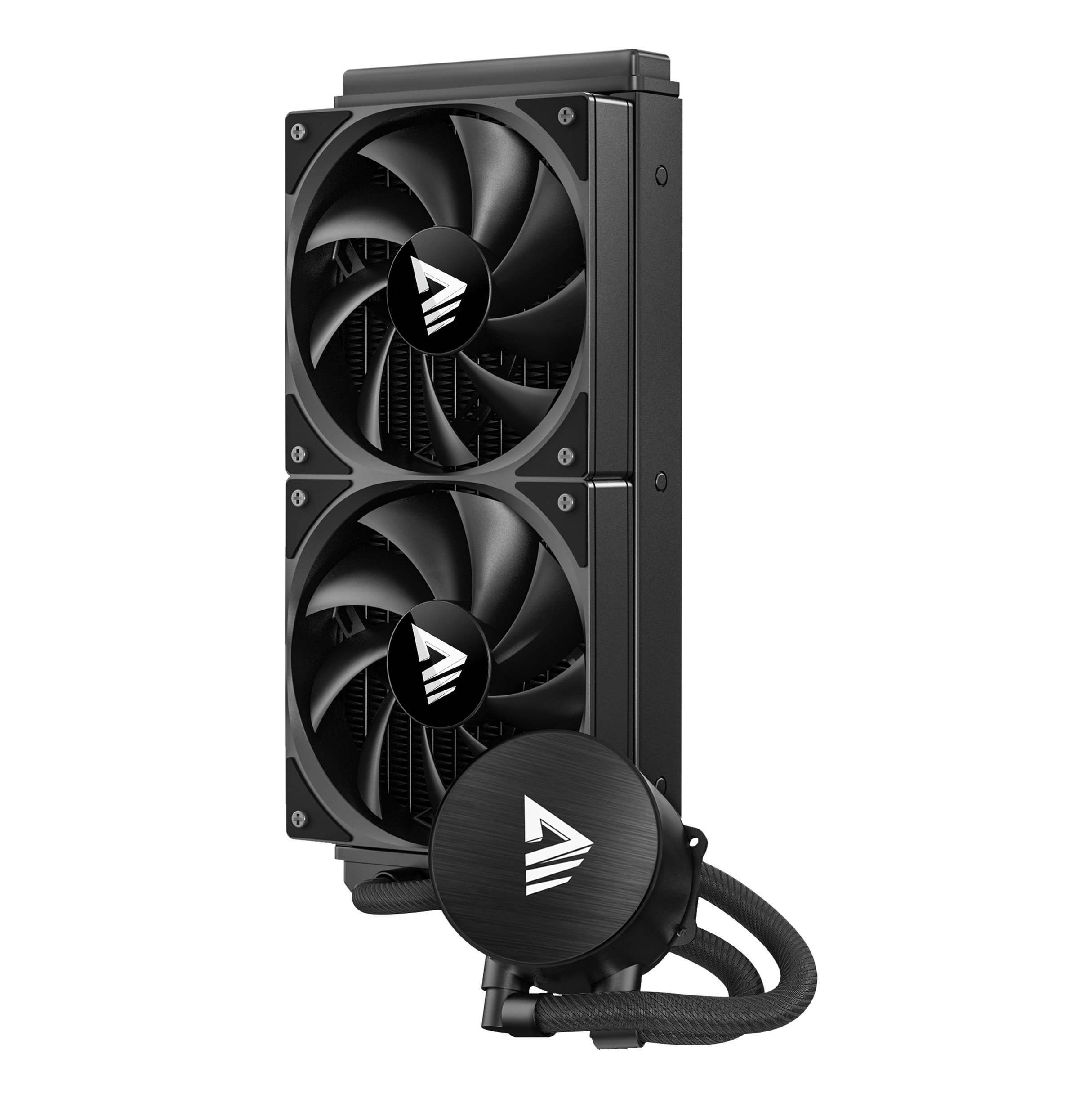 Ftohës uji për procesor Savio NOX 240 mm, dy ventilatorë 120 mm, i zi