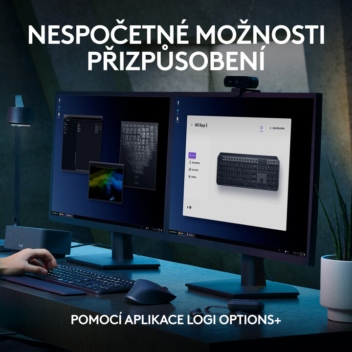 Tastierë Logitech MX Keys S, e bardhë