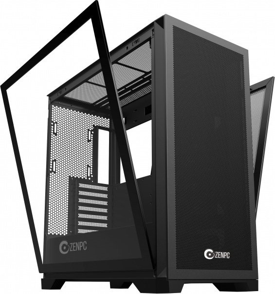 Kasë Zenpc Z9 Mesh TG, Midi Tower