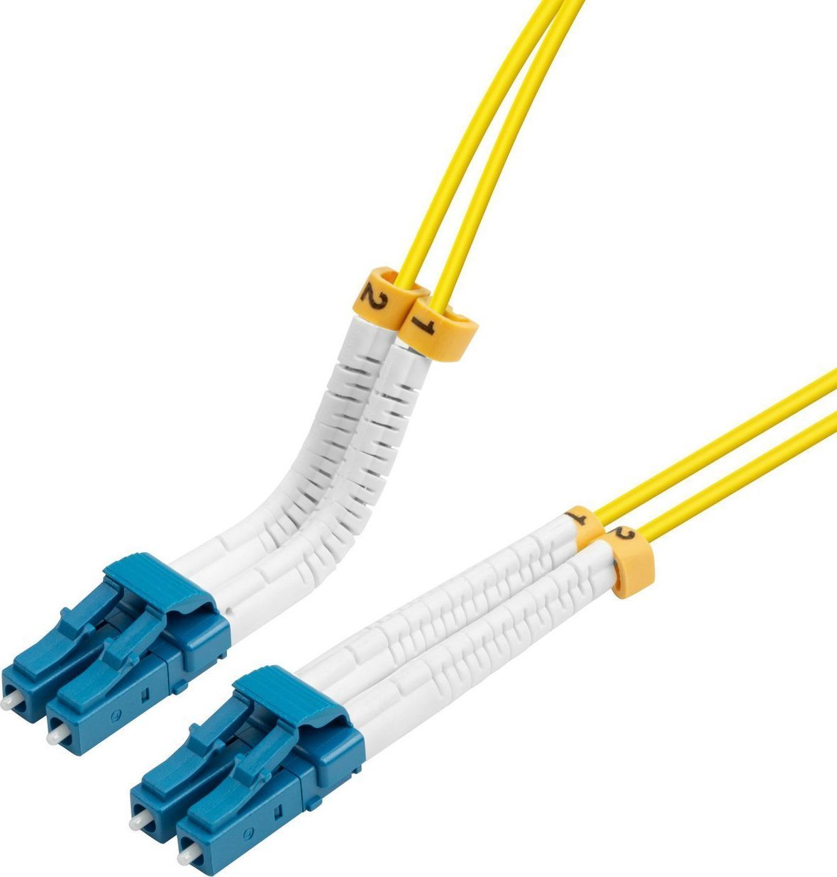 Kabllo optik Lanview LVO231406 FLEX InfiniBand, 1m, konektorë LC LC, e verdhë