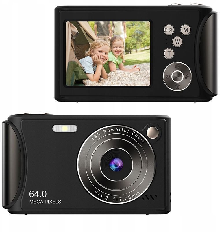 Kamerë digjitale Xrec Q18, 64MP, video 4K 30fps, e zezë