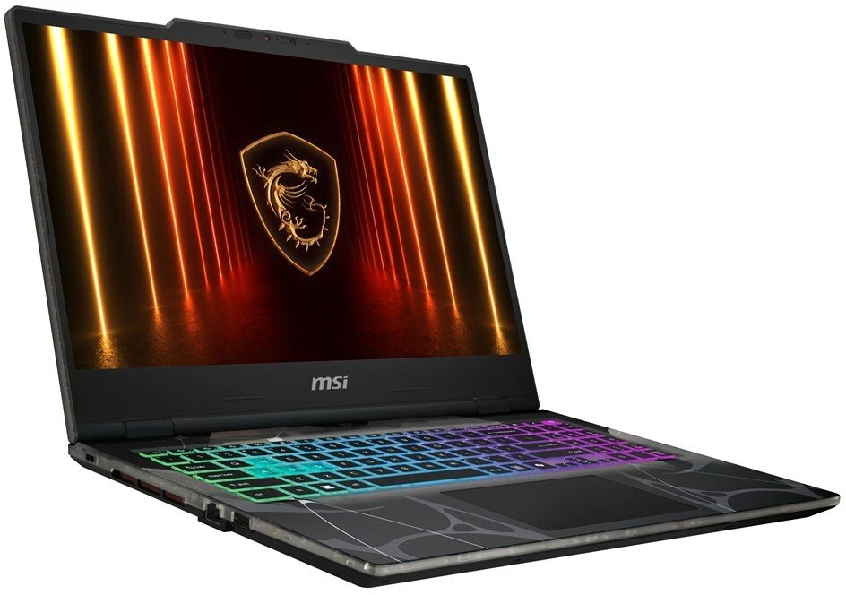 Laptop MSI Cyborg 15 B2RWEKG-044XPL, 15.6", Core 5 210H, 16 GB, 512 GB, RTX 5050, i zi
