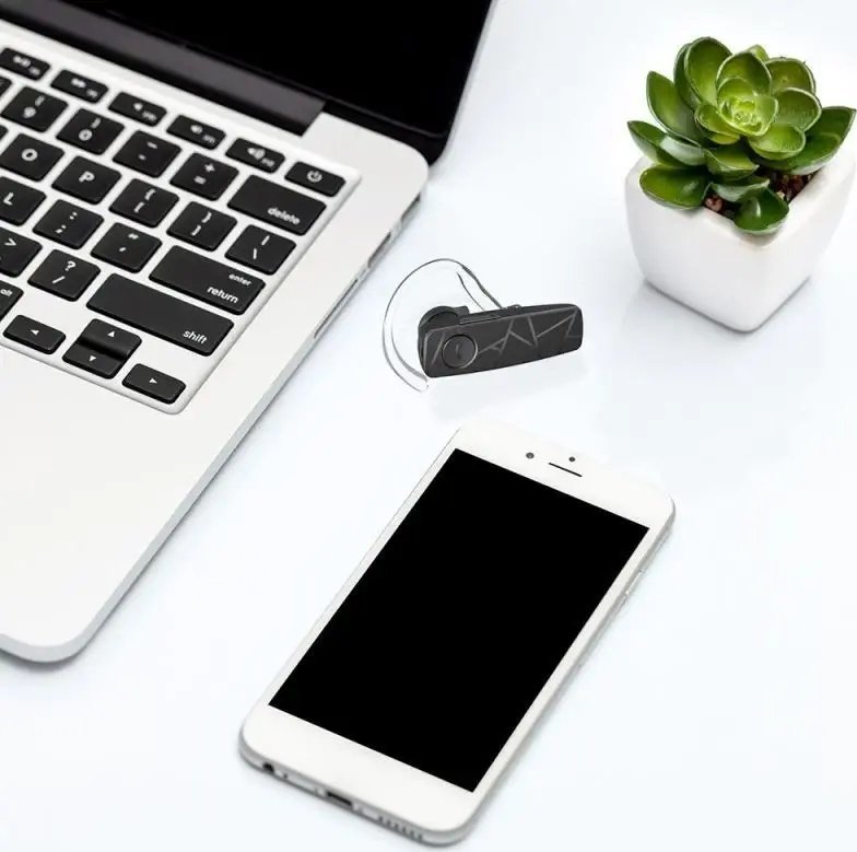 Kufje Bluetooth Tellur Vox 60, kohë bisede 8.5 orë, USB-C, të zeza