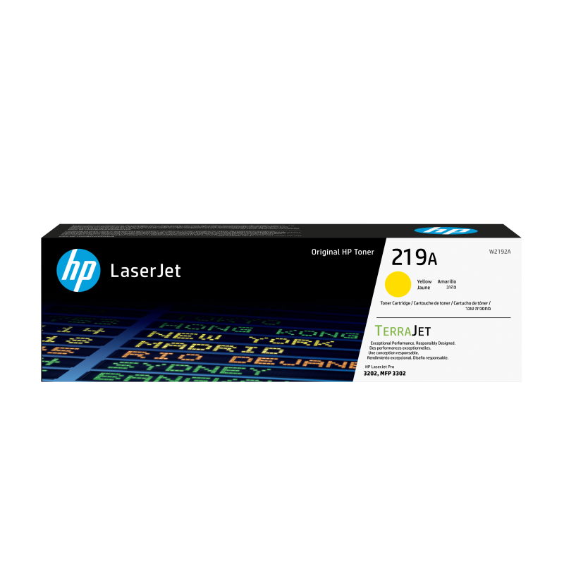 Toner HP 219A W2192A, origjinal, kapacitet standard, i verdhë