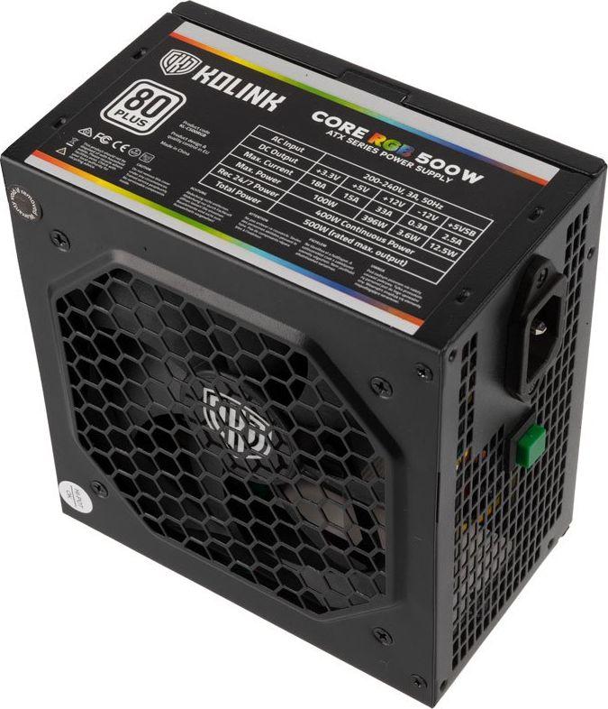 Burim energjie Kolink Core RGB KL-C500RGB ATX, 500W