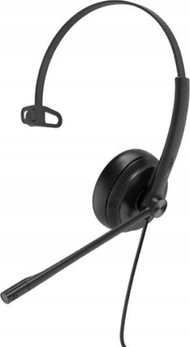 Kufje me kabllo Yealink UH34 Lite Mono UC, USB A, me mikrofon, e zezë