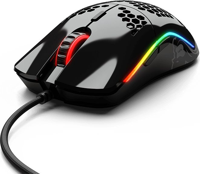 Гејминг глушец Glorious Model O, USB, RGB, црн сјаен