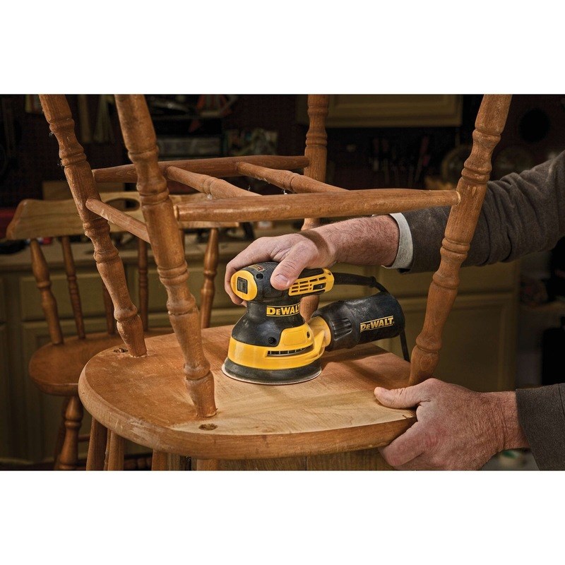 Lëmues orbital Dewalt DWE6423, 280W, 125mm, i verdhë