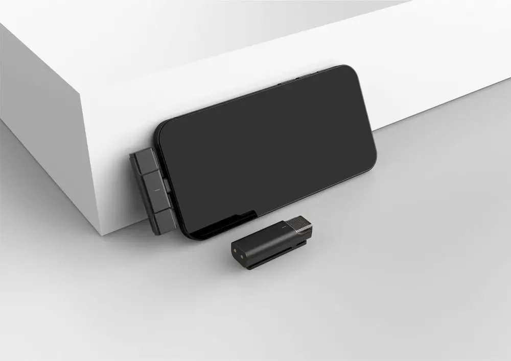 Mikrofon wireless për smartphone Viking Technology M302, set 2 copë, Lightning, i zi