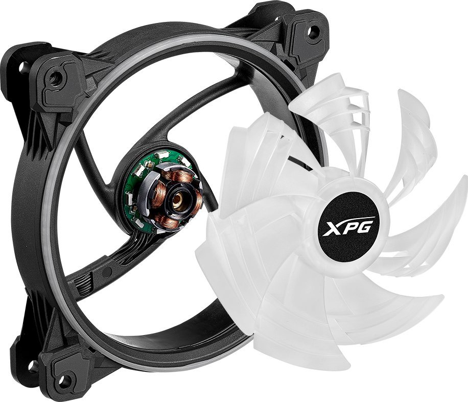 Ventilator kase PC Adata XPG Hurricane 120 ARGB PWM, 120mm, 2000RPM, i zi