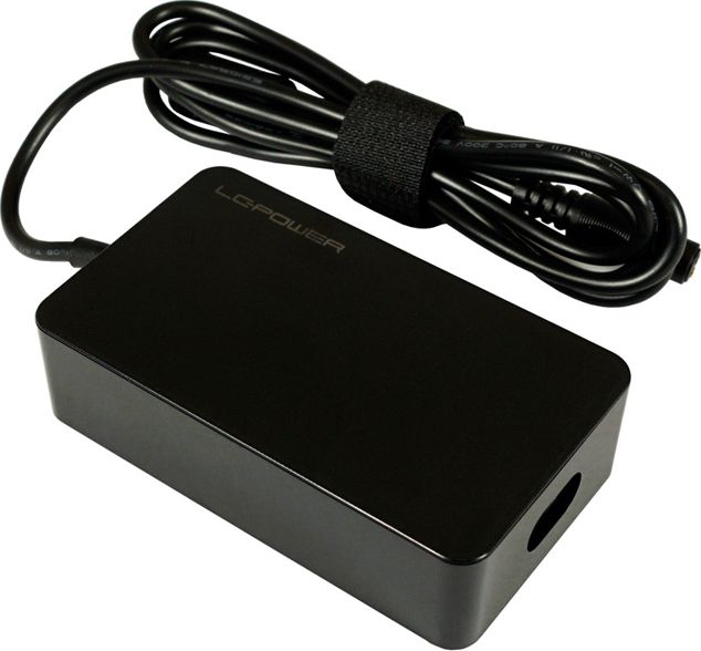 Adapter rryme për laptop LC-Power LC-NB-PRO-65, 65W, 3.5A 20V, i zi