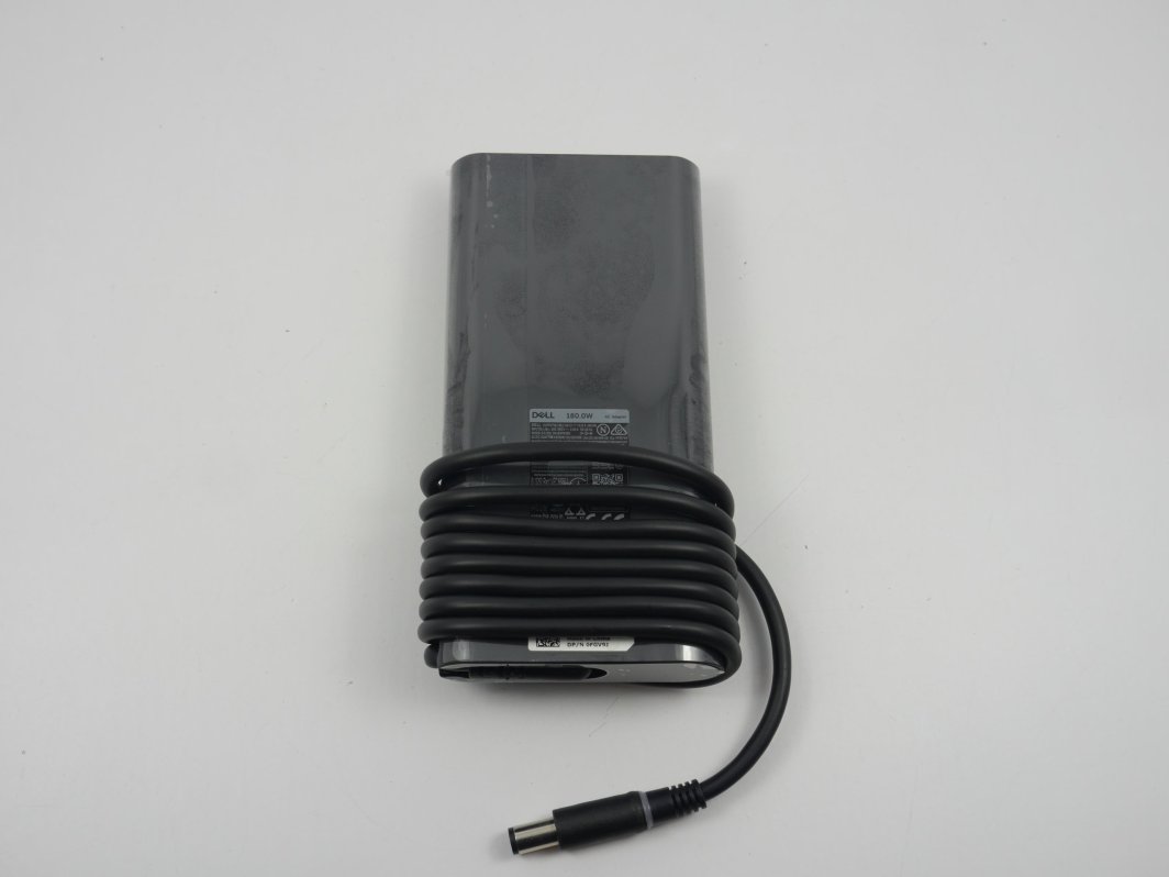 Karikues laptopi Dell 180W AC Adapter, lidhës 7.4mm, i zi