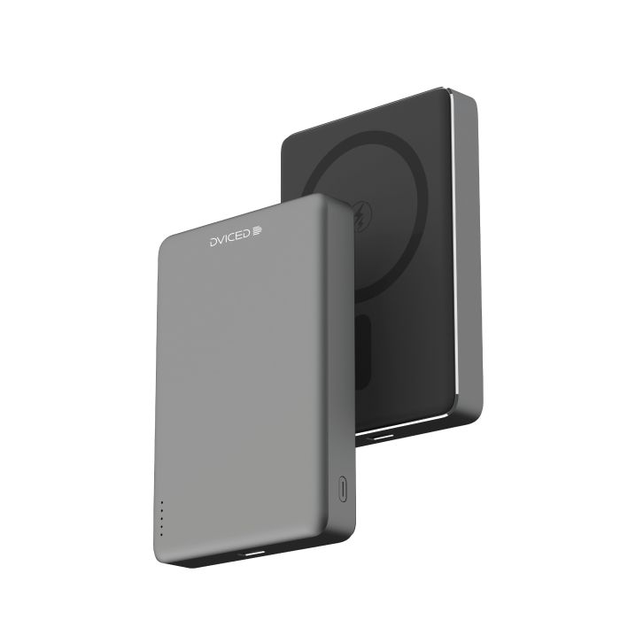Dviced Ultrathin MagSafe Power Bank 10000mAh, Black, Grey