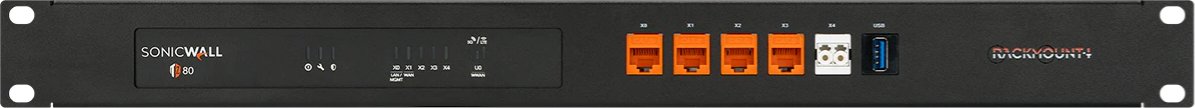 Монтажен рафт Rackmount.it RM-SW-T14, за SonicWall TZ80, за мрежен кабинет, метален