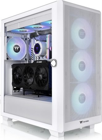 Kasë Thermaltake Thermaltake S250 ARGB, e bardhë, Midi Tower