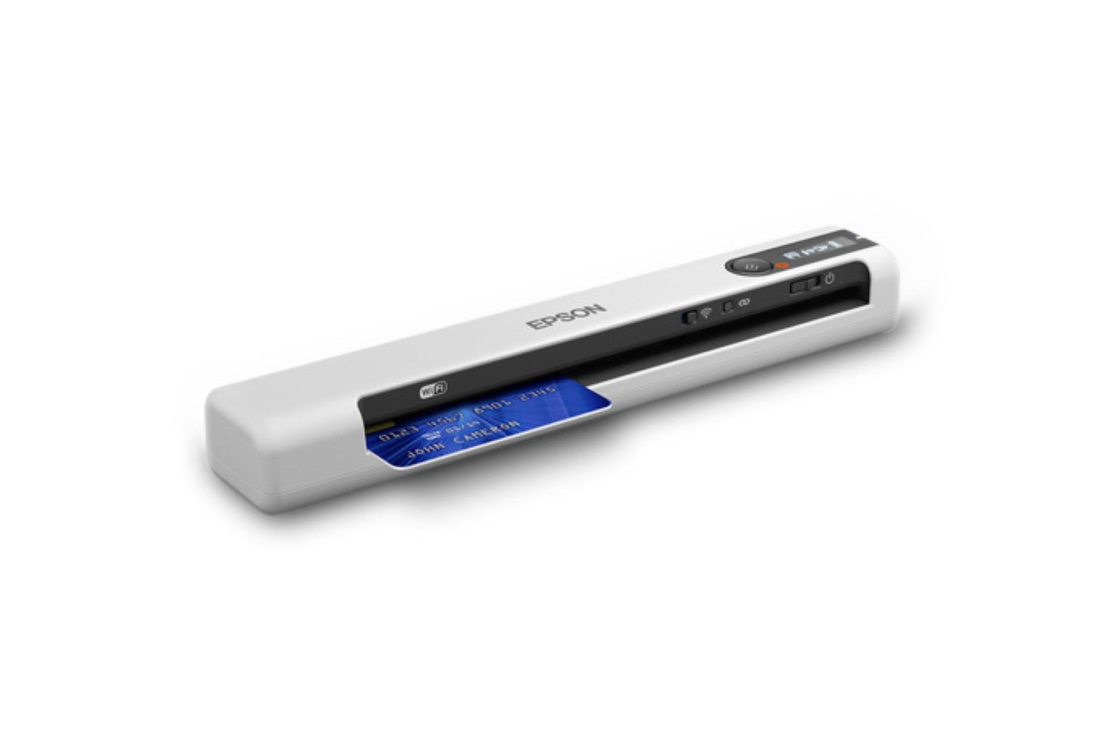 Skaner portativ Epson DS-80W, Wi-Fi, bateri e integruar, i zi
