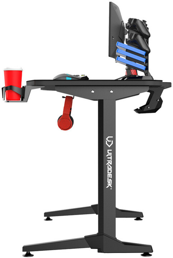 [OUTLET] Tavolinë Ultradesk Frag, e zezë / hirtë