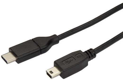 Kabllo StarTech USB-C to miniUSB, 2m, e zezë