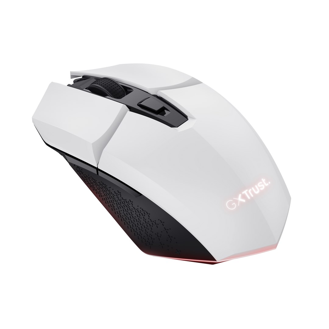 Maus TRUST GXT 110 Felox, wireless optik, i bardhë