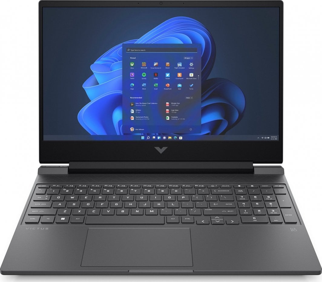Laptop HP Victus 15, 15.6" 144 Hz, Intel Core i5 12500H, 16 GB RAM, 512 GB SSD, Nvidia GeForce RTX 4050, i zi