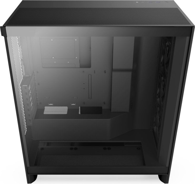Куќиште за компјутер Nzxt H7 Flow, Црна, Midi Tower