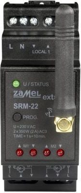 Kontrollues roletash Zamel SRM-22, radio, 2 kanale, 230V