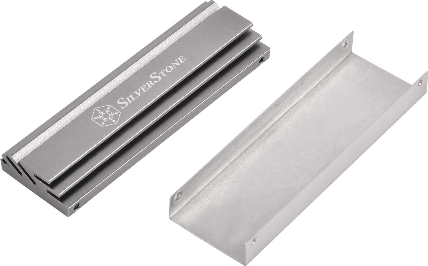 Ftohës SSD SilverStone TP04, për M.2, alumini, gri