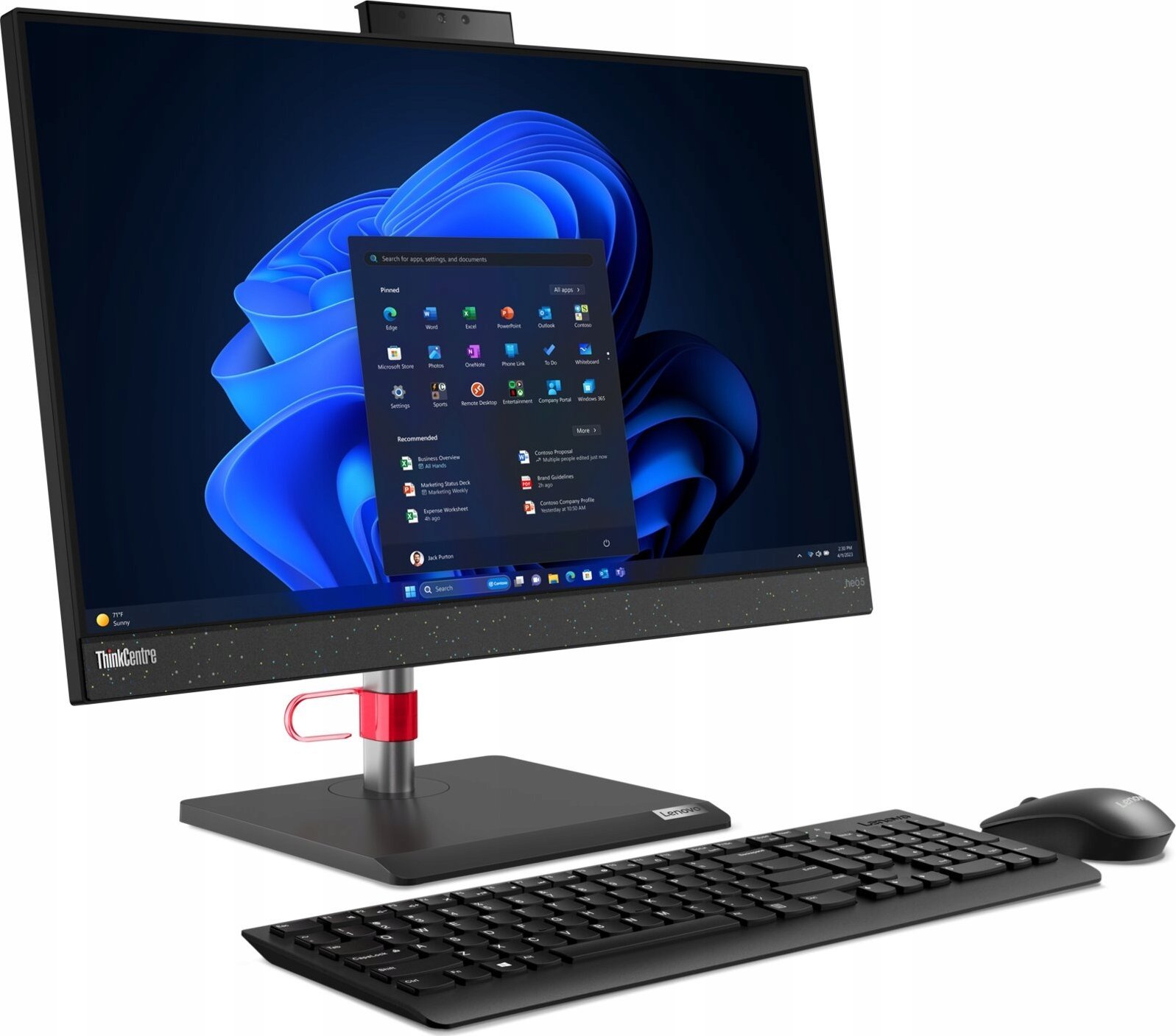 Kompjuter All in One Lenovo ThinkCentre neo 50a 24 Gen 4, 23.8", i7-13700H, 16GB RAM, 512GB SSD, i zi