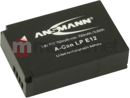Bateri Ansmann A-Can LP-E12 për Canon EOS M, 7.4V, 750mAh