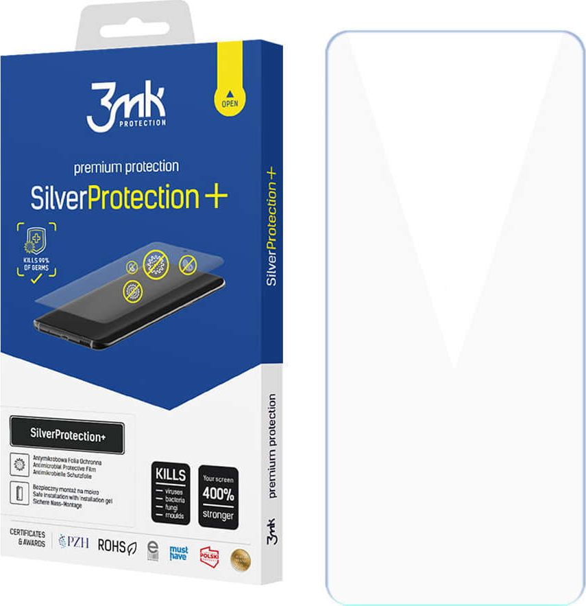 Folie mbrojtëse 3MK Silver Protect+, për Samsung Galaxy S21 FE, antimikrobike, transparente