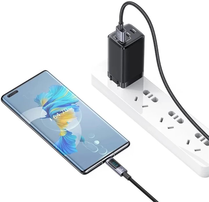Kabllo USB Usams Sufeng Series US-SJ673, USB C në USB A, 66W 6A, 1.2m, ngjyrë tarnish