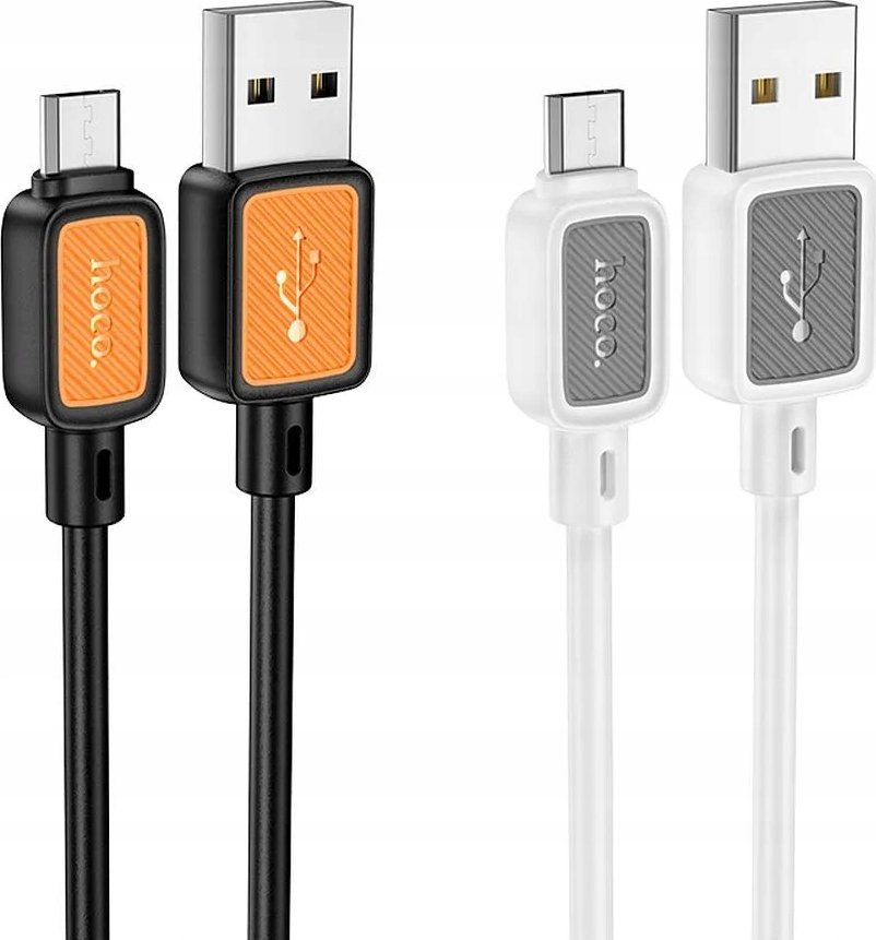 Kabllo USB Hoco X108, USB A në Micro USB, 1m, 2.4A, e bardhë