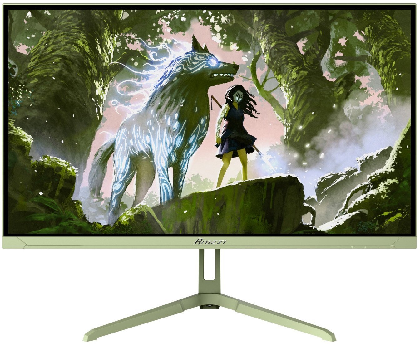 Monitor gaming Arozzi Nova 24", IPS, Full HD 200Hz, jeshile Forest Green