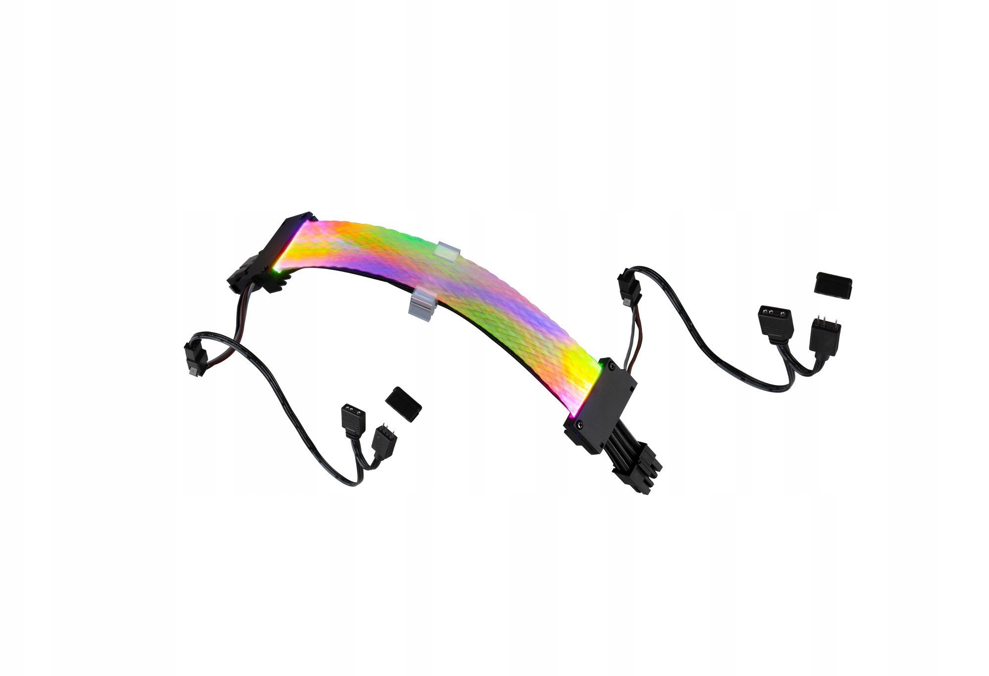 Кабел продолжувач RGB Gelid Astra, 8 pin, RGB осветлување, црна