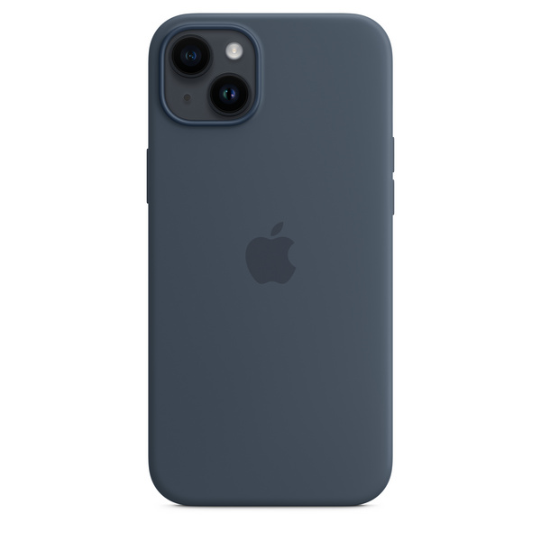 Apple iPhone 14 Plus Silicone Case me MagSafe, Storm Blue