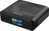 Powerbank Sandberg Travel 20000mAh, PD 100W, karikim wireless, e zezë