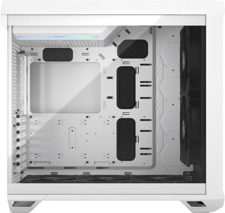 Kasë kompjuteri Fractal Design Torrent White TG Clear Tint
