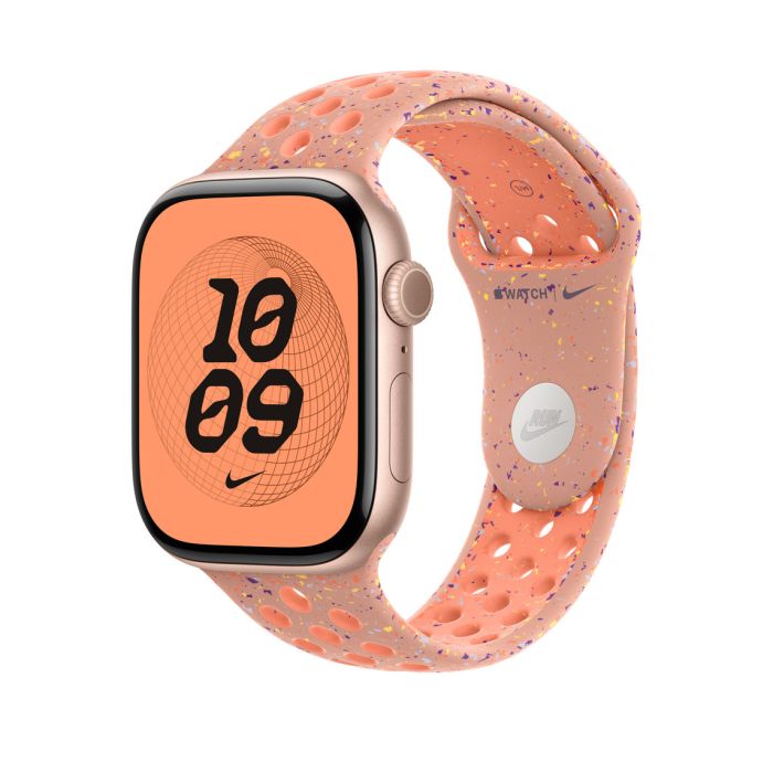 Apple Watch 46mm Band, Alpenglow Pink Nike Sport Band, M/L 2