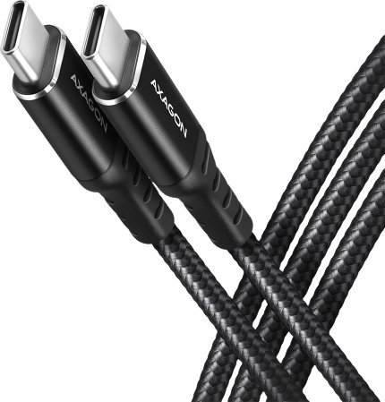 Kabllo USB Axagon BUCM-CM30AB, USB-C në USB-C, 3 m, e zezë