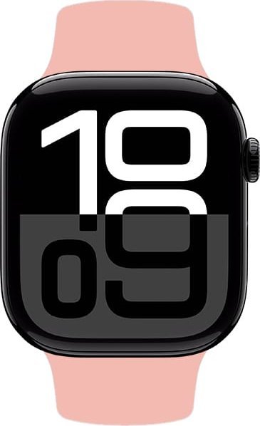 Ремен Crong Liquid за Apple Watch 38/40/41/42mm, силикон, боја лосос