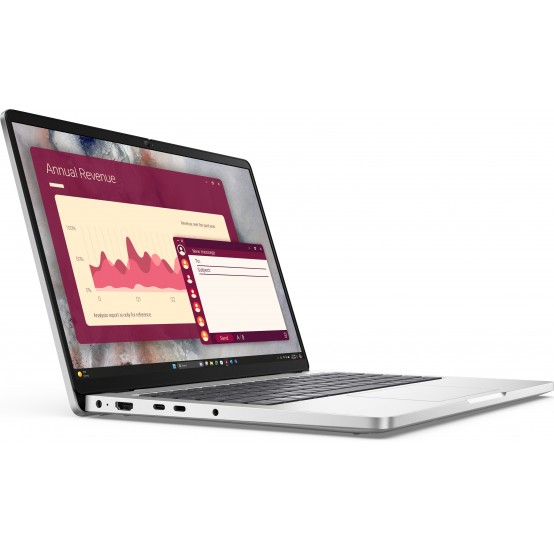 Laptop Dell Pro 14 PC14250, Intel Core Ultra 7, 16GB RAM, 512GB SSD, platinum silver
