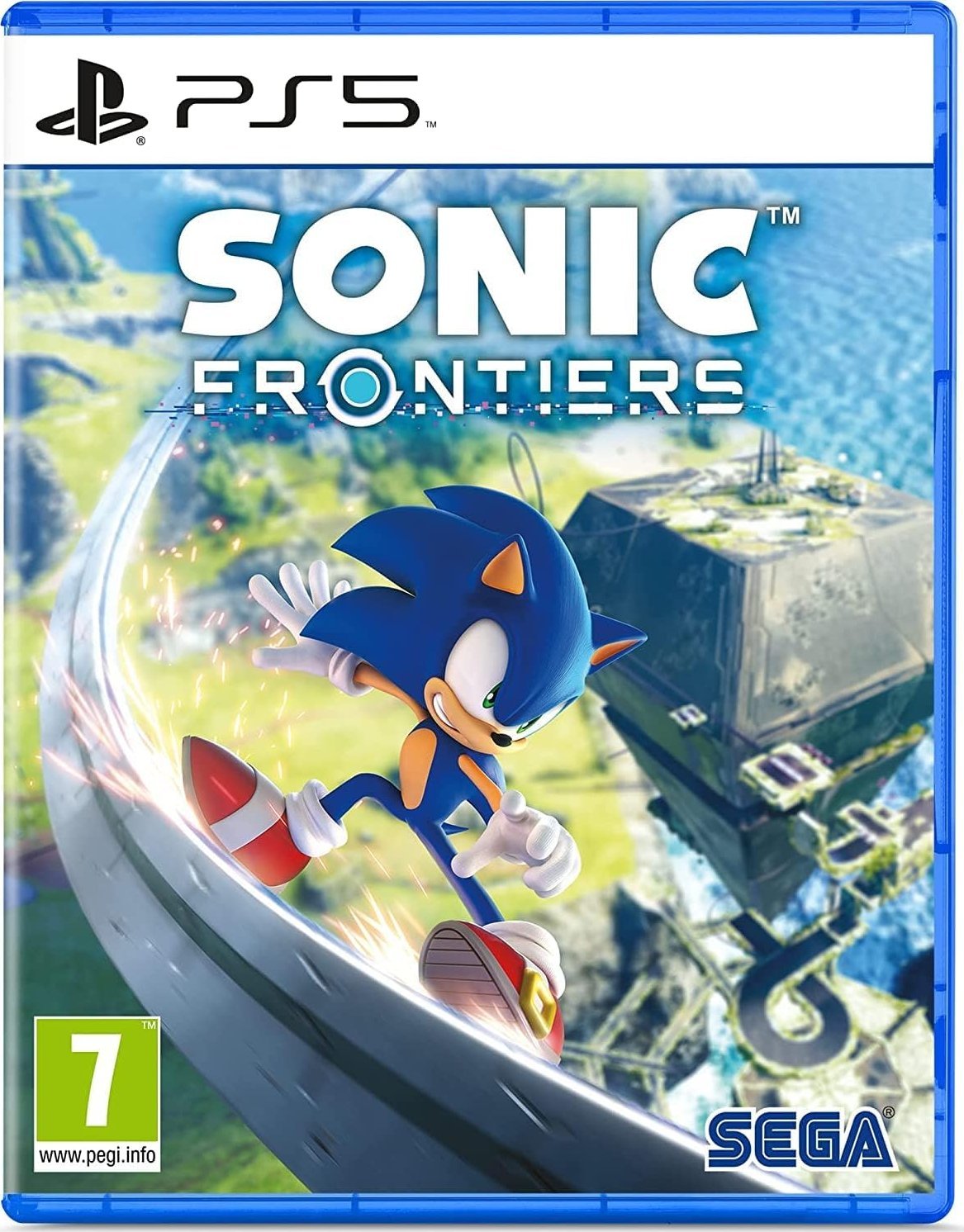 Loja PS5 Sega Sonic Frontiers Standard Edition, për Playstation 5, fizik, shumëngjyrëshe