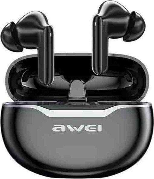 Kufje wireless Awei T50ENC, Bluetooth TWS, ENC, të zeza