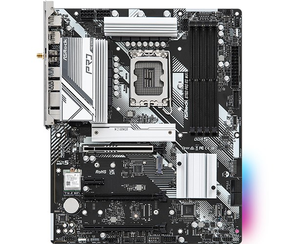 Pllakë amë ASRock B760 Pro RS WiFi, ATX, DDR5, Wi-Fi 6E, e zezë