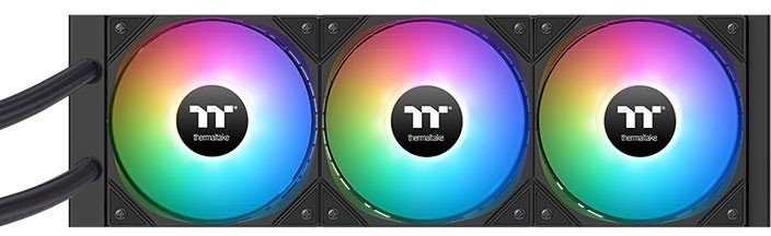 Ftohës uji CPU Thermaltake TH360 LA360 S, 360mm, ARGB Sync, ekran LCD 2.4"