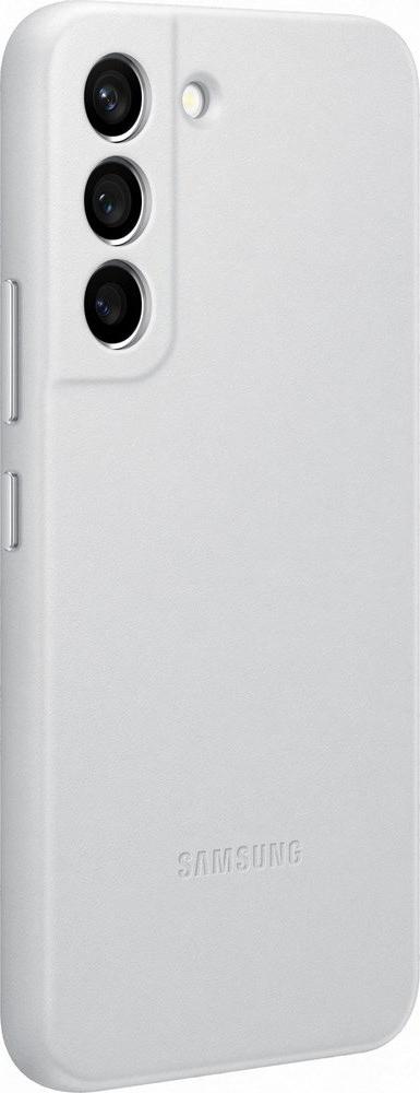Mbulesë lëkure Samsung Leather Cover EF-VS901, për Galaxy S22, gri e hapur