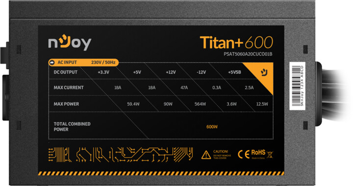 Burim energjie nJoy Titan+ 600 - 600W