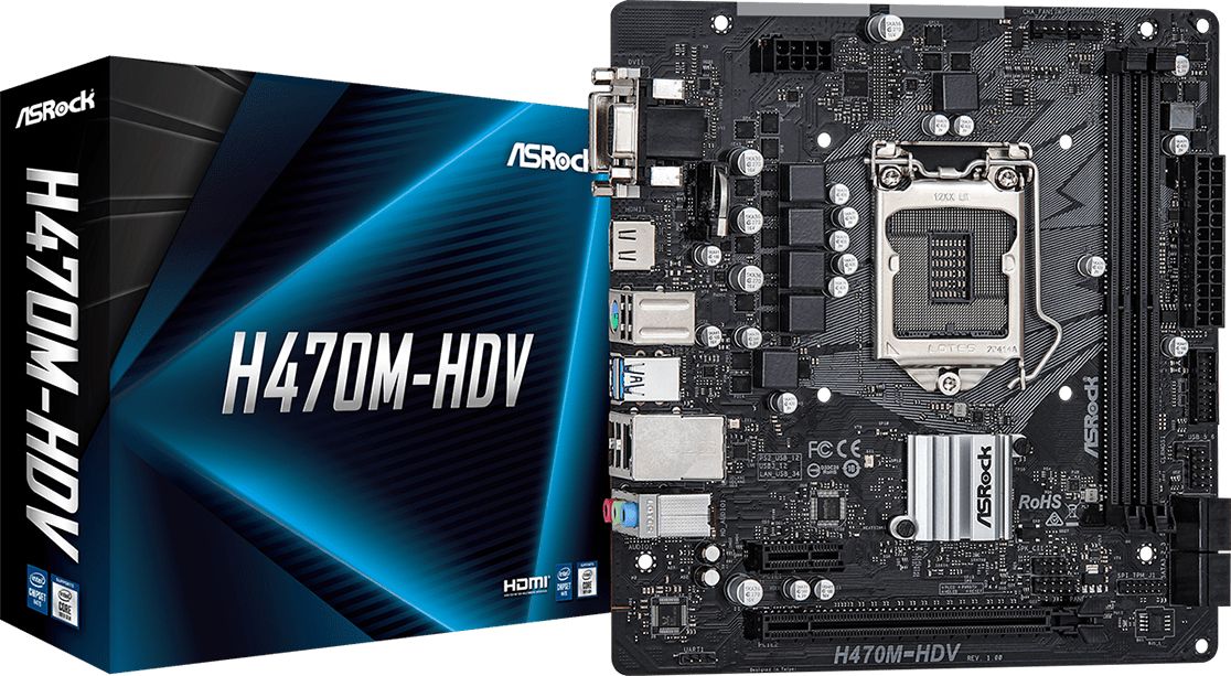 Pllaka amë ASRock H470M-HDV