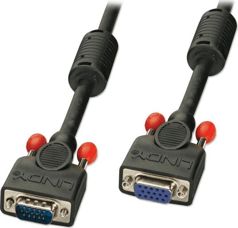 Kabllo Lindy D-Sub (VGA) në D-Sub (VGA), 7.5 m, e zezë