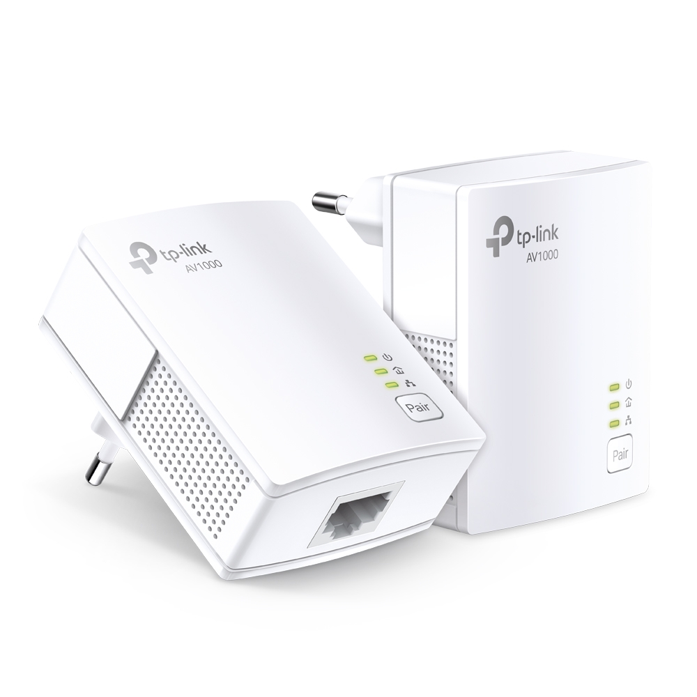 Adapter powerline TP-Link TL-PA7017 KIT, HomePlug AV2, 1000Mbps, i bardhë